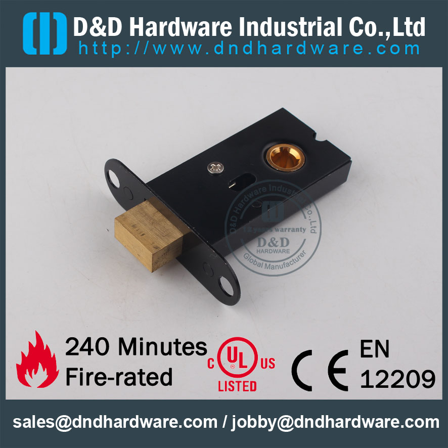 D & D Аксессуары для аппаратных дверей латунь WC Deadbolt DDML032