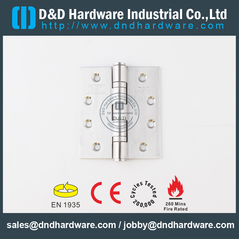 SS304 CE огнестойкая дверная петля 2BB-DDSS001-4x3,5x3,0 мм