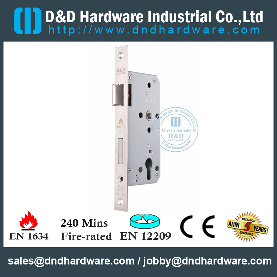 Огненный рейтинг Sash Lock
