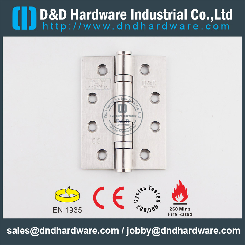 SS304 CE дверная петля для металлической двери -DDSS001-4x3x3.0мм