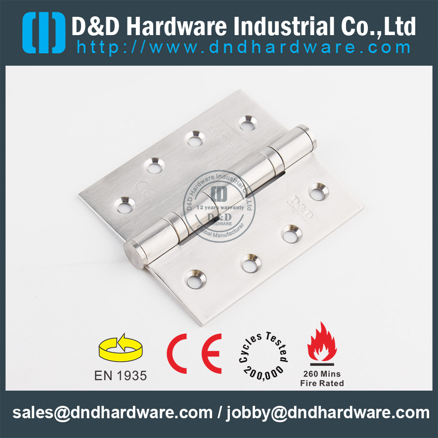 SS304 CE огнестойкая дверная петля 2BB-DDSS001-4x3,5x3,0 мм