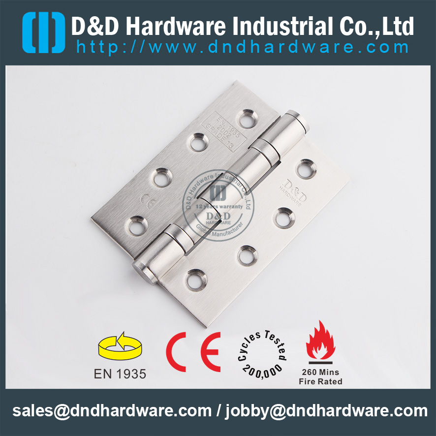 SS304 CE дверная петля для металлической двери -DDSS001-4x3x3.0мм