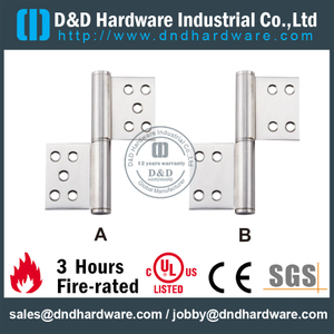 SS316 Петля флаговая PSS для деревянной двери-5 "x4 " x3-DDSS030