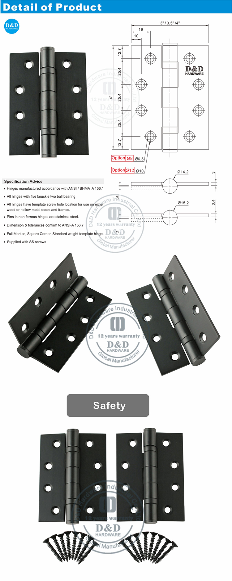 DDDS001Black Hinge