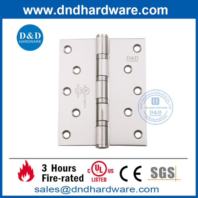 UL SUS304 Шаровой подшипник для противопожарных деревянных дверных петель-DDSS007-FR