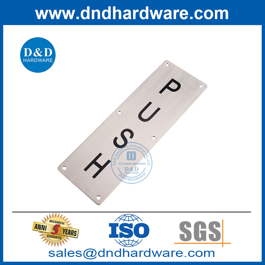 Пянка из нержавеющей стали для рыночной входной двери-DDSP004