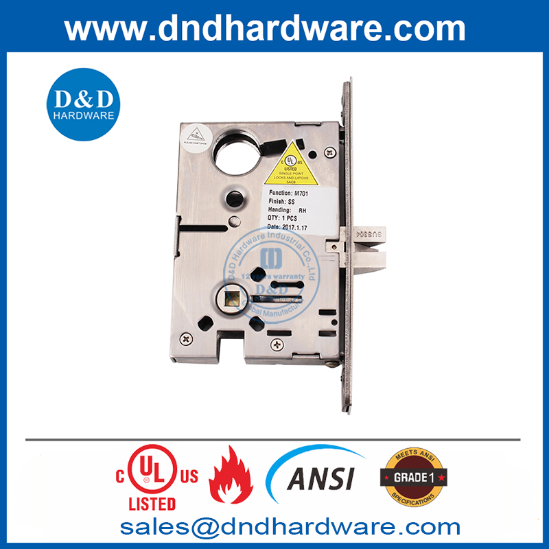 Коммерческая дверь Ansi UL Огненные номинальные типы замков для Doors-DDAL01 F01