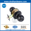 Matt Black Double Cylinder Knobset в цинковом сплаве для входной двери-DDLK037