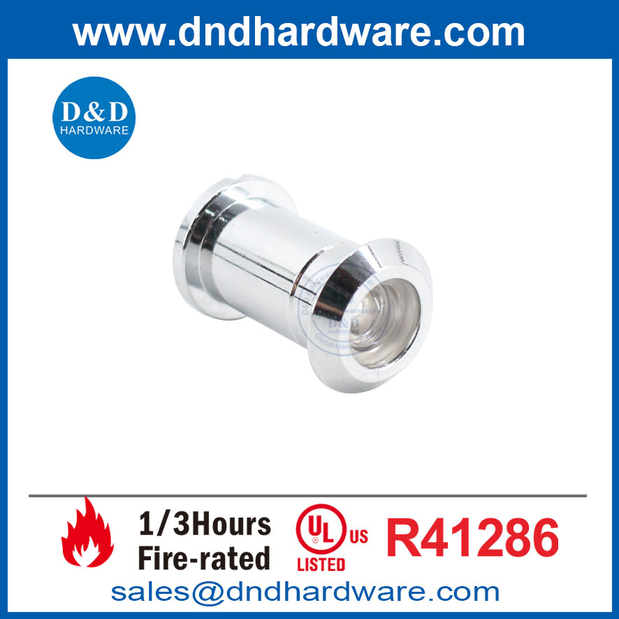 UL Перечисленный широкоугольный дверной глазок для просмотра Fire Rated Front Door-DDV008