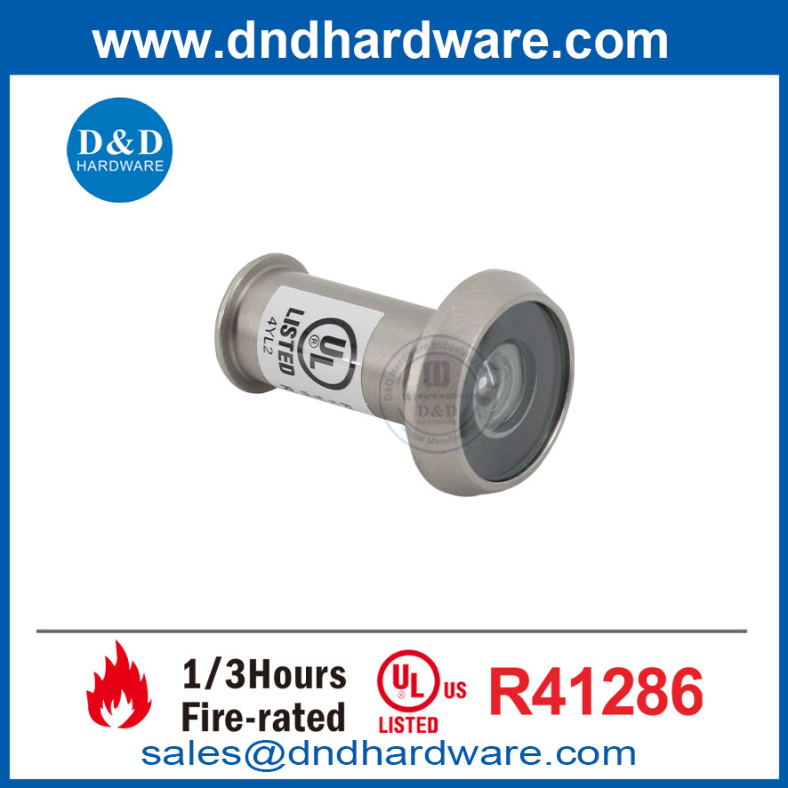 180-градусная версия UL Fire Door Safety Peephole Viewer с Cover-DDV010