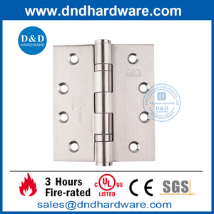 UL SUS304 Полностью врезная огнестойкая петля для дверных стыков -DDSS001-FR-4X3.5X3