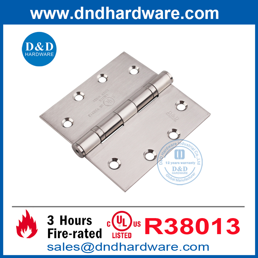 UL Перечисленная шарнир из нержавеющей стали для American Market-DDSSS002-FR-4.5x4,5x3,4