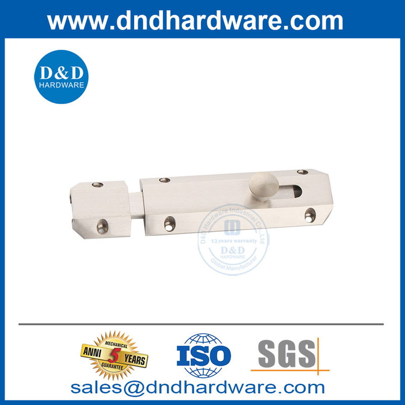 4-дюймовый SN Finish Lass Barrel Bolt в поверхности монтированной DDDB017