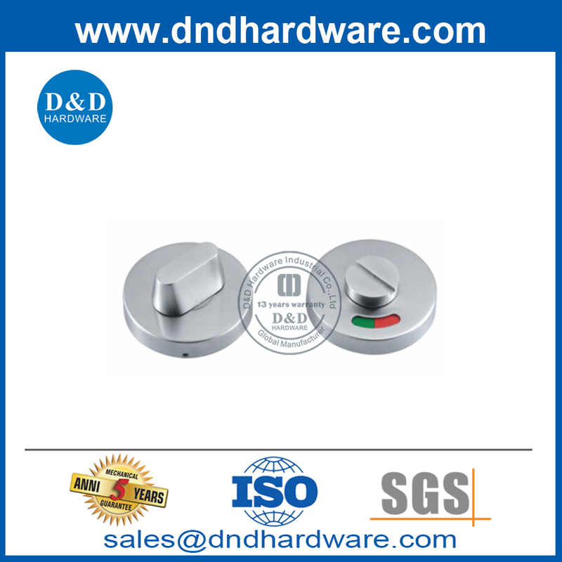 SS304 ThumbTurn и выпуск с индикатором для ванной комнаты DDIK001