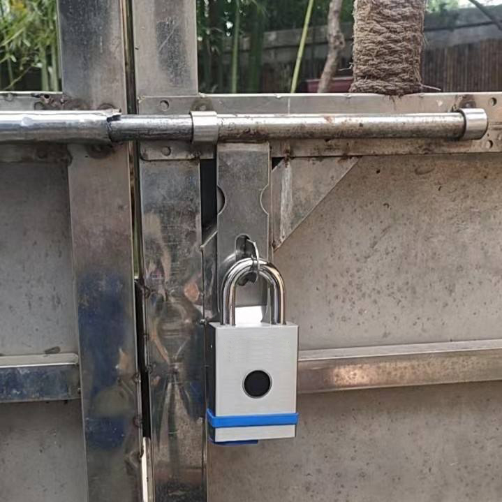 Водонепроницаемый замок отпечатков пальцев с приложением тяжелый ржавой писатель, устойчивый