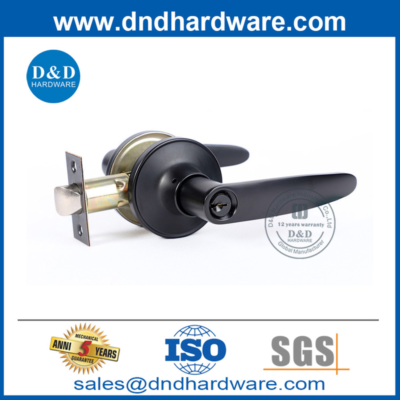 Black Color Zinc Alloy Жилой входной замок набор с Key-Ddlk083