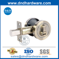 Цинк сплав с сплавом AB Круглая дверная ручка Deadbolt заперт изнутри DDLK027