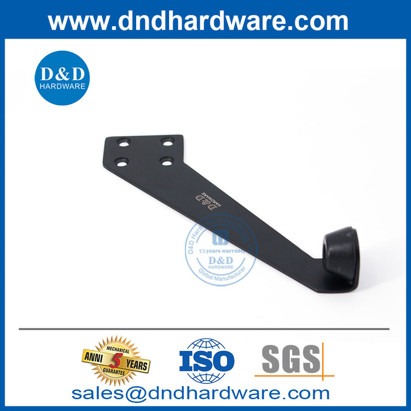 Matt Black из нержавеющей стали на дверной дверной остановке на дверных DDDS026