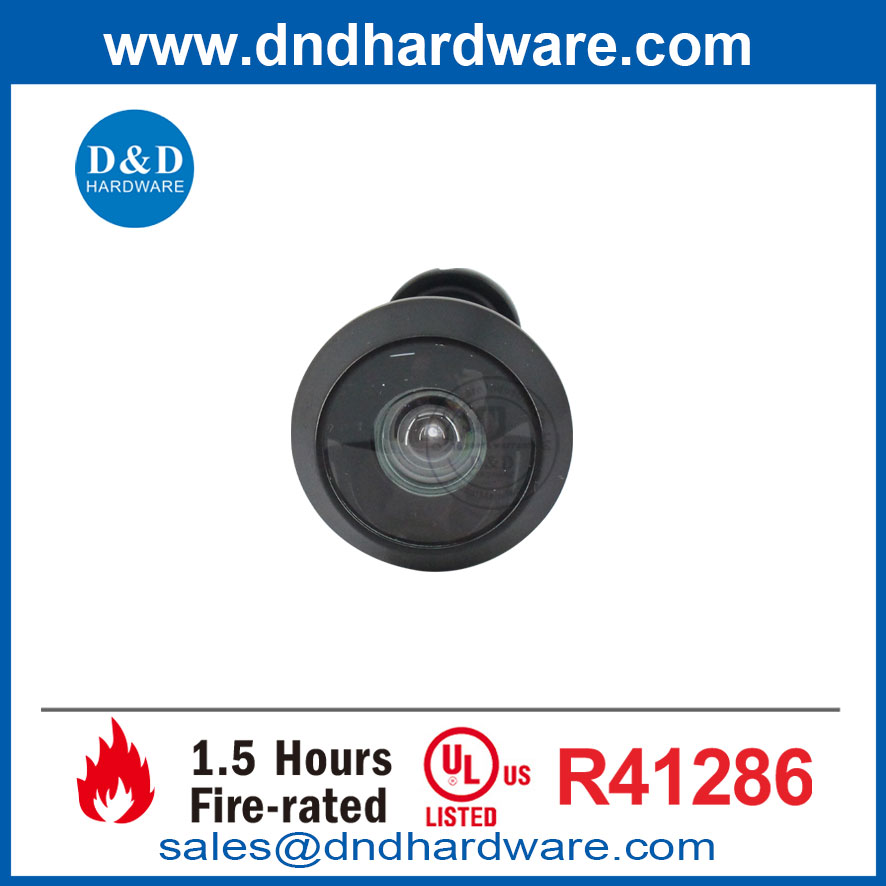UL 180 Angle Black Glass Lens Lens Viewer для домашнего офиса отель DDDV011