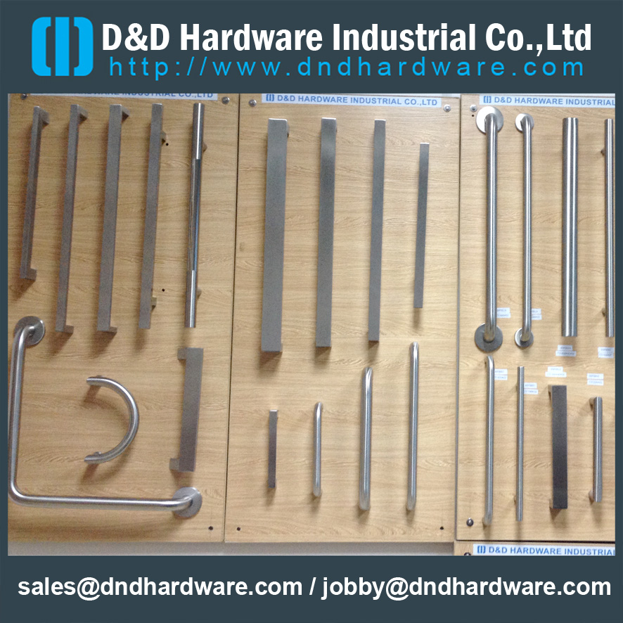 Нержавеющая сталь 304 Mitred Pull Handle для двойной стеклянной двери -DDPH046