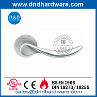 Лучший современный SUS304 на дверной ручке Rose Main Door Lever Handle-DDSH006