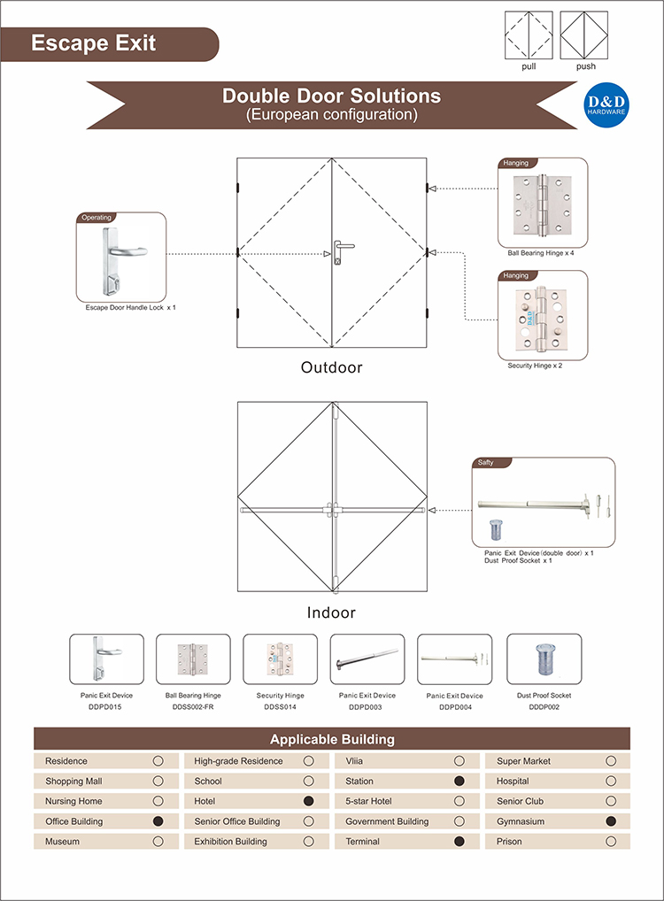 Escape Exit Hook Hardware-D & D Hardwar