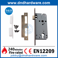 SS304 CE антикварный латунный Mortise Fire Late Door Lock для строительства двери-DDML009