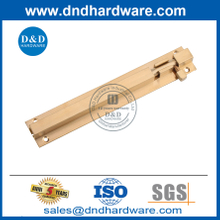 Satin Pvd Security Brass Tower Bolt Block Adware для Doors-DDB016