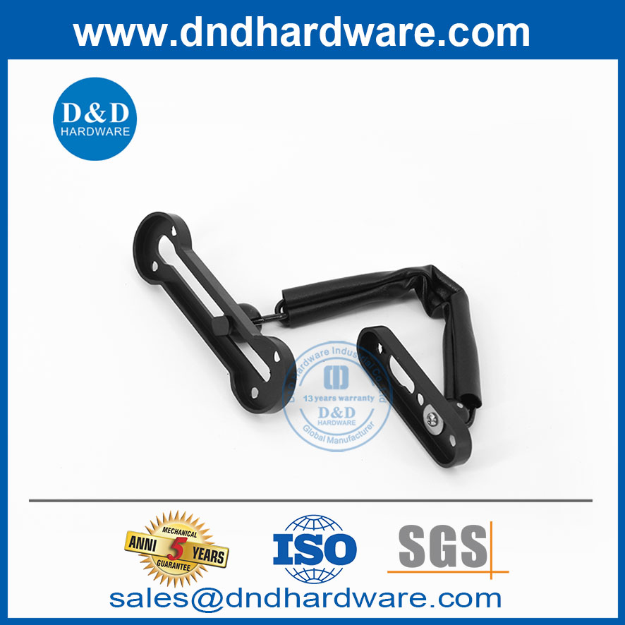 Безопасность из нержавеющей стали Matt Black Door Lock для спальни-DDG003