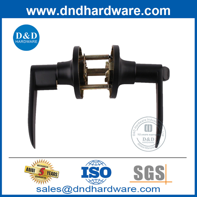 Matt Black Interior Door Lackset Lever для квартиры DDLK094