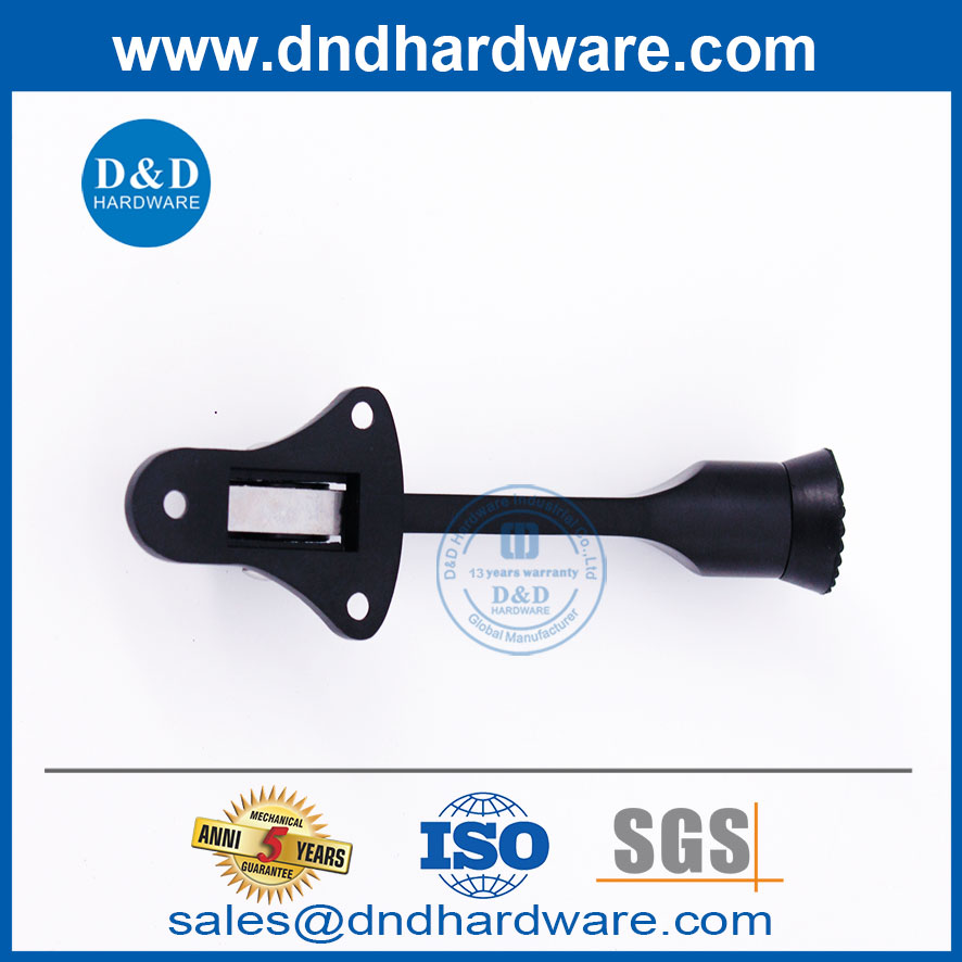 Matt Black цинк сплав сплав внутренней дверной дверной дверной держатель DDDS022
