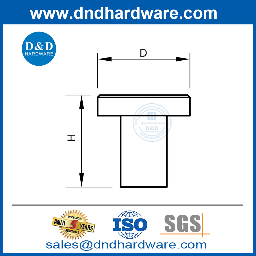 Круглый ящик ручки с грибным кухонным шкафом ручки мебели DDFH056