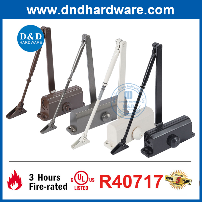 UL Fire Rated Dective Action En1-en6 Деревянная дверь Весна ближе к DDDC059DA