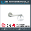 Ручка с серебряной рычагом из нержавеющей стали 316 на Metal Commercial Doors -DDSH045