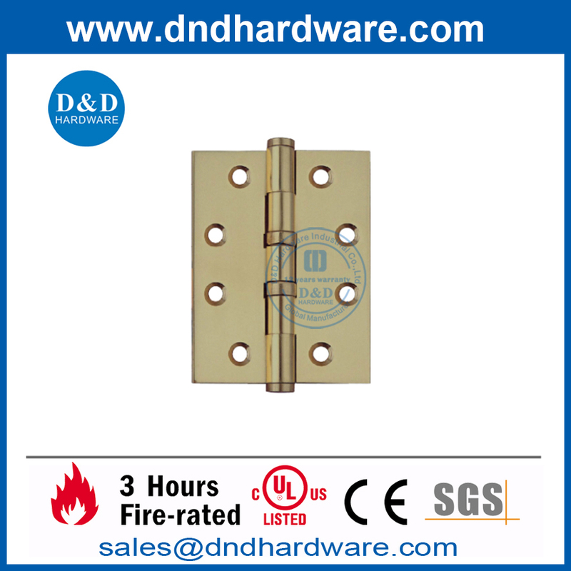 Петля для межкомнатных дверей из цельной латуни с двойной шаровой опорой-DDBH005