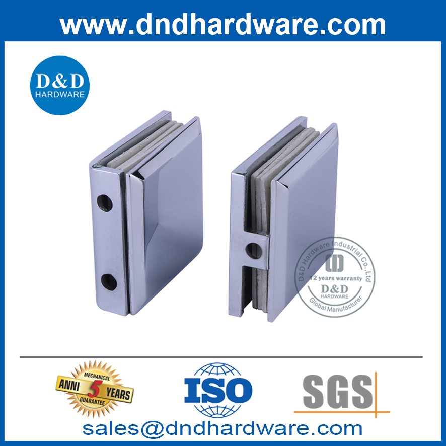 SS304 Стеклянная панель настенные аппаратные кронштейны Clamp-DDGH007