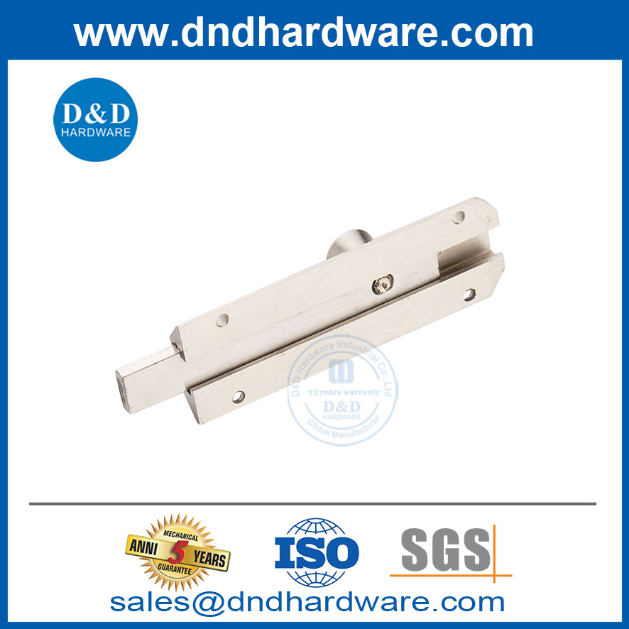 4-дюймовый SN Finish Lass Barrel Bolt в поверхности монтированной DDDB017
