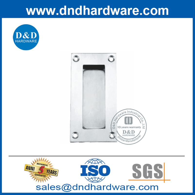 Квадратная угловая ручка для ванной комнаты в SS304-DDFH010
