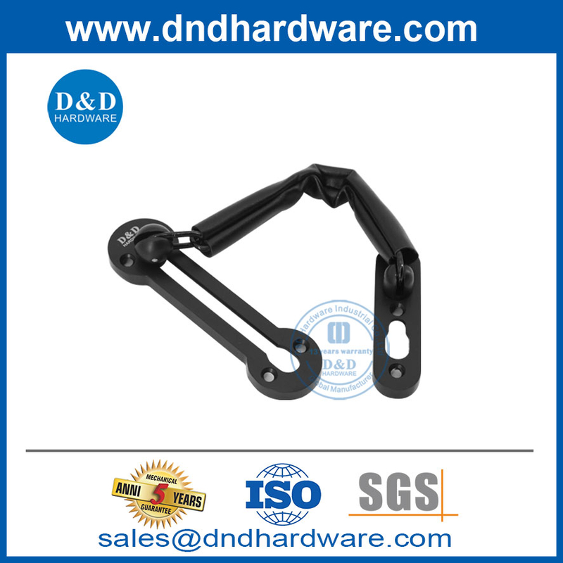 Безопасность из нержавеющей стали Matt Black Door Lock для спальни-DDG003