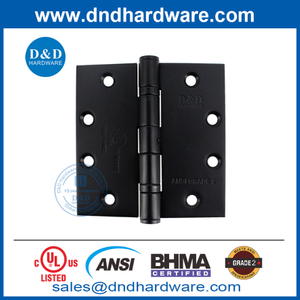SS304 Commercial Door Hinge Black Ansi BHMA Огненная Огня.