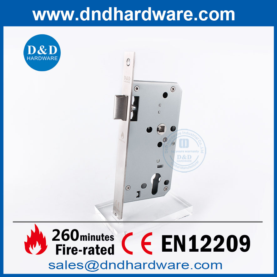 Замок прохода для дверных оборудования CE Latch Bolt Mortice Lock для пожарного дверного DDML011 