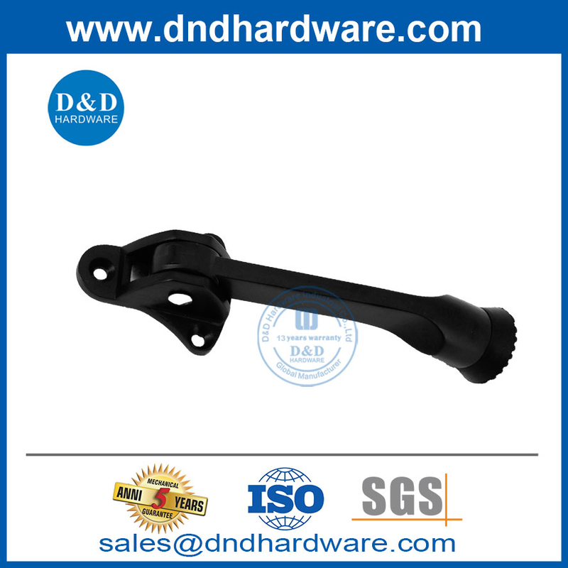 Matt Black цинк сплав сплав внутренней дверной дверной дверной держатель DDDS022