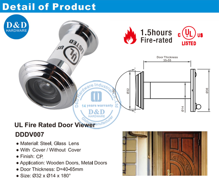 Fire Door Peephole 