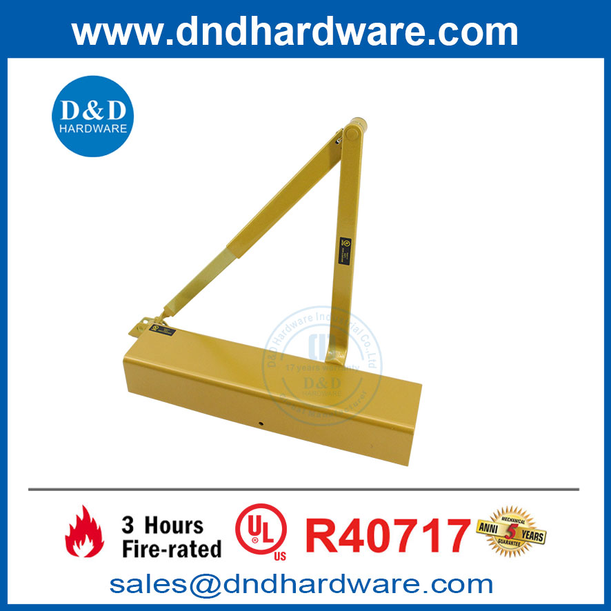UL Fire Rated Dective Action En1-en6 Деревянная дверь Весна ближе к DDDC059DA
