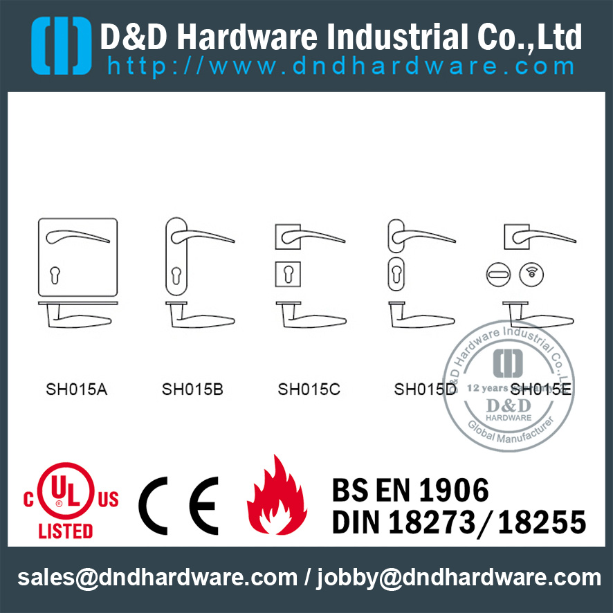 SUS316 безопасная качественная ручка с ручным управлением для коммерческих дверей - DDSH127