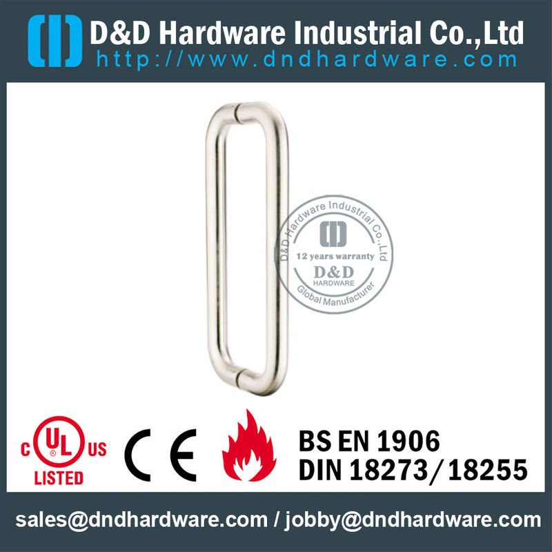 Нержавеющая сталь класса 316 D Потяните ручку для раздвижной стеклянной двери DDPH007