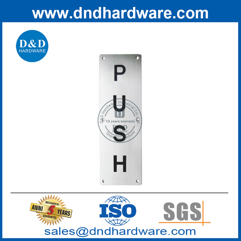 Пянка из нержавеющей стали для рыночной входной двери-DDSP004