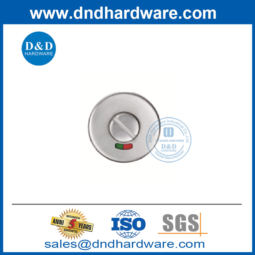 Thumbturn Thumbturn SS304 и выпуск с индикатором для Toliet Door-Ddik006