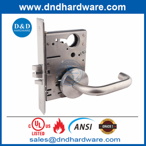 Одно дверной рычаг Overisde Exit Door Bolt Lock Ansi UL Огненной рейтинг Latchbolt Lockset-DDAL31 F31