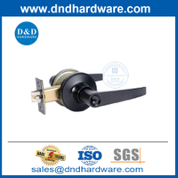 Matt Black Zinc сплав в передней дверной дверь и ручки Ddlk023